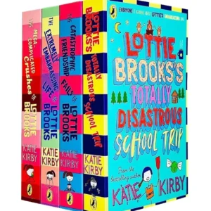 lottie brooks books 1–4 collection set by katie kirby – brand new series pack
