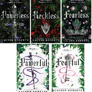 powerless, reckless, fearless, powerful & fearful – 5 book collection set by lauren roberts