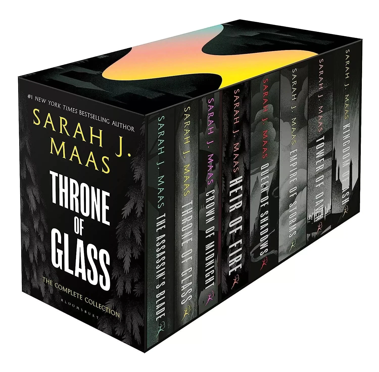 “throne of glass” 8 book box set by sarah j. maas — complete paperback collection (brand new) “throne of glass” 8 book box set by sarah j. maas — complete paperback collection (brand new)