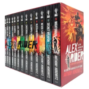 alex rider 13 book collection set by anthony horowitz – young spy adventure novel series