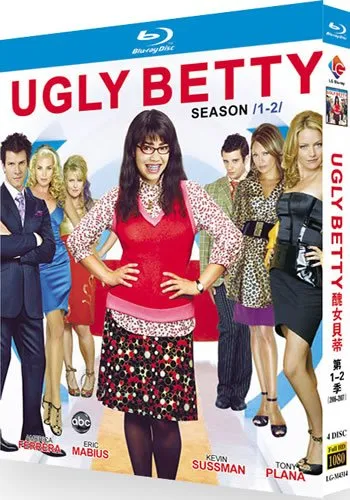 ugly betty series 1 2 (4 disc blu ray box set 2006 2008) ugly betty series 1 2 (4 disc blu ray box set 2006 2008)